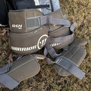 Hockey Gear!!  Warrior RG4 Senior Goalie Leg Pads